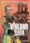  armor askeladd axe battle male official_art smiling thorkell viking vinland_saga volume_cover war 