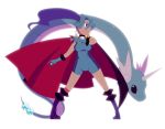  boots cape choker dragon dragonair earrings gloves gym_leader head_wings headwings horns ibuki_(pokemon) jewelry mzh nintendo poke_ball pokemon pokemon_(game) pokemon_gsc ponytail 