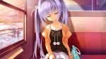  game_cg hyouka_no_mau_sora_ni long_hair shiina_himikawa sleeping twintails 