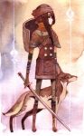  dogfella gloves hat long_hair skirt superbrothers:_sword_&amp;_sworcery_ep sword the_scythian traditional_media weapon 