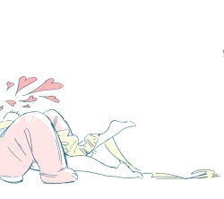  ace_of_diamond animal_costume easter head_out_of_frame heart highres isa_(babeyxiao) kuramochi_youichi narumiya_mei out-of-frame_censoring out_of_frame rabbit_costume ribbon socks spoken_heart white_socks 