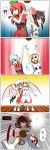  alice_margatroid basketball bat_wings blonde_hair blue_hair comic hakurei_reimu hat highres hong_meiling izayoi_sakuya kirisame_marisa long_hair multiple_girls remilia_scarlet seren_(staphy) short_hair touhou translation_request uniform wings 