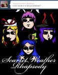  album_cover bohemian_rhapsody cover crossover english face hinanawi_tenshi leomodesto multiple_girls nagae_iku parody queen_(band) reisen_udongein_inaba scarlet_weather_rhapsody touhou yakumo_yukari 