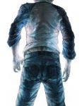  emiya_shirou fate/stay_night fate_(series) from_behind guri_otoko jeans male raglan_sleeves solo torn_clothes 