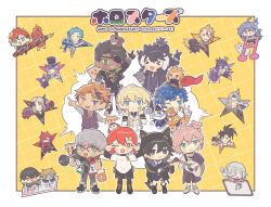  >_< 6+boys :d ;d acoustic_guitar ahoge altventurer_(regis_altare) animal_ears animal_hood animal_on_head animal_on_shoulder anniversary apolleon aragami_oga aragami_oga_(1st_costume) arurandeisu arurandeisu_(1st_costume) astel_leda astel_leda_(1st_costume) axel_syrios axel_syrios_(1st_costume) axelotl_(axel_syrios) axolotl banzoin_hakka banzoin_hakka_(1st_costume) bird bird_on_head black_boots black_coat black_gloves black_hair black_jacket black_shirt black_shorts black_vest blonde_hair blonde_streaks blue_eyes blue_hair blue_necktie blush blush_stickers boots bottle braid brown_pants brown_shoes brown_vest buttons calling_card cape card cat chibi chibi_only chungami coat collared_shirt dark-skinned_male dark_skin demon_horns dog dotted_line double-breasted double_finger_gun double_v dumbbell ear_piercing everyone extra_arms eyepatch fangs feather_hair_ornament feathers ferret finger_gun fish flower fur-trimmed_jacket fur_trim g-penguin_(hizaki_gamma) gavis_bettel gavis_bettel_(1st_costume) glasses gloves gori3po green_eyes grey_hair grey_pants grid_background guitar hair_flower hair_ornament hair_over_one_eye hakkito_(banzoin_hakka) hanasaki_miyabi hanasaki_miyabi_(1st_costume) hand_on_own_hip happy_anniversary hat headphones headphones_around_neck heterochromia highres hitodama hiyamaru hizaki_gamma hizaki_gamma_(1st_costume) holding holding_bottle holding_guitar holding_instrument holostars holostars_english hood hood_up hooded_jacket horns instrument jackal_boy jackal_ears jacket josuiji_shinri jyako_(utsugi_uyu) kageyama_shien kageyama_shien_(1st_costume) kanade_izuru kanade_izuru_(1st_costume) kishido_temma kishido_temma_(1st_costume) koi koipanion_(josuiji_shinri) kotatsu_(yatogami_fuma) koyama_(kageyama_shien) kyomu_suzume lace-up_boots layered_sleeves lightning_bolt_hair_ornament lightning_bolt_symbol lion long_hair long_sleeves luca_(minase_rio) machina_x_flayon machina_x_flayon_(1st_costume) magmite_(magni_dezmond) magni_dezmond male_focus minase_rio minase_rio_(1st_costume) mole mole_under_eye mole_under_mouth multicolored_hair multiple_boys musical_note nakayama_(kageyama_shien) necktie nekoyama_shien nib_pen_(object) noir_vesper noir_vesper_(1st_costume) on_head one_eye_closed opaque_glasses open_mouth orange_eyes orange_hair orange_jacket orange_necktie outline outside_border pants partially_fingerless_gloves pen phantom_(gavis_bettel) piercing pink_flower pink_hair pizza-kun_(arurandeisu) pointing pointing_up pomekorokke ponytail poruneu potion purple_hair r-trus_(machina_x_flayon) raccoon red-framed_eyewear red_cape red_hair regis_altare ribbon rikka_(1st_costume)_(holostars) rikka_(holostars) scarf shirt shoes short_hair short_over_long_sleeves short_sleeves shorts side_braid single_braid single_horn sleeve_cuffs sleeves_rolled_up slime_(creature) smile spanner_(holostars) star_(symbol) star_animals streaked_hair stuffed_animal stuffed_toy teddy_bear top_hat unhinged_izuru_(kanade_izuru) utsugi_uyu utsugi_uyu_(1st_costume) v vest vestea_(noir_vesper) violet_eyes virtual_youtuber waistcoat white_cat white_coat white_gloves white_hair white_jacket white_necktie white_outline white_scarf white_shirt white_streaks yatogami_fuma yatogami_fuma_(1st_costume) yellow_background yellow_eyes yellow_ribbon yukoku_roberu yukoku_roberu_(1st_costume) 