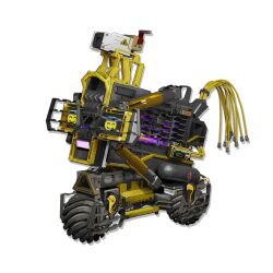  arknights cable highres justice_knight_(arknights) justice_knight_(tournament_fantasy_retrofit_kit)_(arknights) light_bulb machine motor_vehicle no_humans non-humanoid_robot official_art robot rumisher science_fiction screw sign simple_background steering_wheel sticker third-party_source tools transparent_background tube vehicle_focus warning_sign wheel wire wrench 