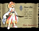  dual_wielding english fiana_else long_hair pixiv_fantasia pixiv_fantasia_5 smile solo sword weapon yu-ves 