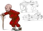  bald fighting_game jintetsu jumper move_chart muscle old_man original shaking socks solo track_suit trembling walking_stick 