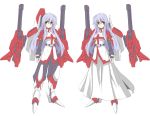  fire_leo-04c_rynex-r long_hair personification simple_background smile symmetry thunder_force thunder_force_vi very_long_hair white_background yu-ves 