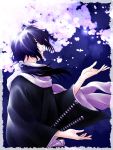  1boy aino_yumeri colored hakuouki_shinsengumi_kitan highres long_hair purple_hair saitou_hajime_(hakuouki) solo sword weapon 