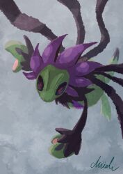  alternate_color black_sclera colored_sclera commentary_request dragon highres hydreigon looking_at_viewer mixed-language_commentary mude0530 multiple_heads no_humans open_mouth pokemon pokemon_(creature) pokemon_focus shiny_pokemon solo violet_eyes wings 