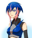  arcee_(prime) arin66 blue_hair personification pink_hair solo transformers transformers_prime 
