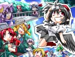  &gt;_&lt; ^_^ black_hair blonde_hair blue_eyes blue_hair book braid camera carrying chair cirno closed_eyes crescent crossed_arms cup daiyousei flandre_scarlet green_hair grin hair_ribbon hat head_wings hemogurobin_a1c hong_meiling izayoi_sakuya koakuma long_hair maid maid_headdress multiple_girls necktie open_mouth outstretched_arms patchouli_knowledge pen pointy_ears purple_hair red_eyes red_hair redhead remilia_scarlet ribbon rumia shameimaru_aya short_hair shoulder_carry side_ponytail silver_hair sitting skirt smile star table teacup the_embodiment_of_scarlet_devil tokin_hat touhou twin_braids wings youkai 