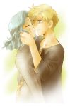  bishoujo_senshi_sailor_moon kaiou_michiru kiss multiple_girls sadahara_ajiko sweater ten&#039;ou_haruka ten'ou_haruka turtleneck turtleneck_sweater yuri 