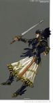  armor armored_dress helmet highres hrist_valkyrie long_hair skirt valkyrie_profile yoshinari_you 