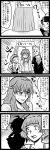  akizuki_ryou amagase_touma comic crossdressinging enokuma_u-ta highres idolmaster idolmaster_dearly_stars ijuuin_hokuto jupiter_(idolmaster) mitarai_shouta monochrome translation_request trap 