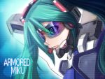  aqua_hair bust hatsune_miku long_hair mecha_musume sakichi_funaya solo twintails visor vocaloid 