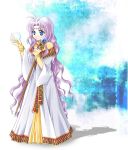  fire_emblem fire_emblem:_thracia_776 fire_emblem_thracia_776 jewelry long_hair mahiruno purple_hair robe sara_(fire_emblem) solo very_long_hair wand 