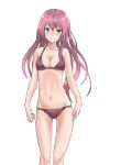  bad_id bikini long_hair original pink_hair solo swimsuit tanpopo_(artist) 