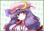 breasts crescent crescent_moon hat highres large_breasts long_hair patchouli_knowledge purple_eyes purple_hair shirogane solo touhou violet_eyes 