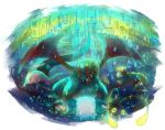  chinchou hana_(mew) pokemon salamence underwater water 