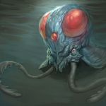  andrew_olson epic highres monster no_humans pokemon realistic science_fiction solo tentacool underwater 