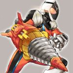  1boy armor drill go-gyan-sun helmet kamen_rider kamen_rider_fourze kamen_rider_fourze_(series) male solo 