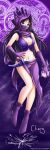  black_hair boots breasts cheng cleavage floating genderswap gloves knife league_of_legends legs long_hair malzahar mask navel side_slit signature solo 