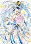  ballpoint_pen_(medium) blue_eyes blue_hair colored_pencil_(medium) detached_sleeves hatsune_miku leotard long_hair open_mouth project_diva project_diva_extend solo spica_(vocaloid) star suzushirokei thigh-highs thighhighs traditional_media twintails very_long_hair vocaloid 