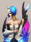  absurdres armor armored_dress brown_eyes crown feathers gd_choco gwendolyn highres odin_sphere silver_hair solo 