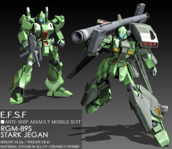  3d bazooka_(gundam) beam_rifle char's_counterattack character_name commentary_request comparison earth_federation energy_gun english_text gradient_background gun gundam gundam_unicorn gunpod jegan machine_gun mecha mecha_focus missile_pod mobile_suit radio_antenna reactive_armor realistic robot science_fiction shade shadow stark_jegan stats weapon zb_(dawn-blue) 