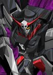  gundam gundam_age gundam_age-2 gundam_age-2_darkhound lance mecha no_humans polearm skull weapon 