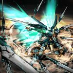  blade jehuty kara_kasa mecha no_humans solo sword weapon zone_of_the_enders zone_of_the_enders_2 
