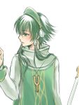  867 green green_eyes green_hair hair_tubes hairband ion jewelry male necklace payot solo staff tales_of_(series) tales_of_the_abyss white_background 