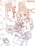  akihara_nakuru flamethrower hat hopeless_masquerade kaku_seiga long_hair mononobe_no_futo smoke sparkling_eyes tagme tate_eboshi touhou weapon 