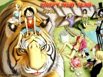  brook dugan franky happy monkey_d_luffy nami new_year nico_robin one_piece roronoa_zoro sanji tiger tony_tony_chopper usopp 