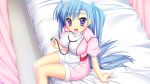  1girl blue_hair female game_cg ima_mo_itsuka_mo_faruna_runa kamiya_tomoe long_hair mitsuki_aimi nurse solo 