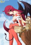  :o ahoge animal_ears arm_guards armor bikini_armor blush boots breasts cat_ears cat_tail cleavage cloud clouds demon_tail demon_wings emil_chronicle_online floating_island giantess house multiple_girls on_lap original pink_hair red_eyes red_hair redhead shadow443 sitting size_difference sky smile tail thigh-highs thigh_boots thighhighs wings 