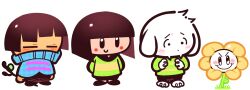  >:) 2025 2boys 2d 2others =_= ambiguous_gender animal_ears animal_nose anthro arms_at_sides arms_behind_back asriel_dreemurr barefoot ben-day_dots black_pants black_shoes black_shorts blue_shirt body_fur brown_hair chara_(undertale) chibi chibi_only covered_mouth digital_media droopy_ears fangs floppy_ears flower flowey_(undertale) full_body furry furry_male goat goat_boy goat_ears green_shirt holding holding_stick horizontal-striped_clothes human ichi_(tentaclesnbones) leaf lineup long_sleeves male mammal monster monster_boy multiple_boys multiple_others pants pink_stripes plant risk_(undertale) screentones shirt shoes short_hair shorts simple_background skin_fangs smile standing stick striped_clothes striped_shirt two-tone_shirt undertale utdr_(toby_fox) v-shaped_eyebrows white_background white_fur yellow_flower yellow_stripes 