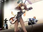  animal_ears bunnygirl guitar instrument leotard nagato_yuki okajima_mizuki suzumiya_haruhi suzumiya_haruhi_no_yuuutsu 