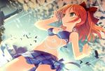  bikini green_eyes h2so4 minagawa_yuuhi red_hair redhead swimsuit your_diary 