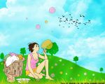  bubbles noda_megumi nodame_cantabile sky tagme 