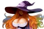  breasts cleavage dragon&#039;s_crown dragon's_crown hat kei_t_sr long_hair orange_hair possible_duplicate red_eyes sorceress_(dragon&#039;s_crown) sorceress_(dragon's_crown) 