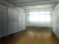  basketweave ceiling ceiling_light day game_asset indoors locker locker_room no_humans non-web_source official_art school self-datamine subarashiki_hibi variant_set window wooden_floor 