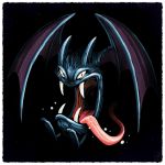  creepy golbat highres long_tongue m._s._corley no_humans pokemon solo tongue 