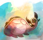  creature gastrodon looking_at_viewer lying no_humans on_side pink_skin pokemon pokemon_(creature) purplekecleon solo 