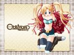  blonde_hair blue_eyes crossworld muranako tagme thigh-highs twintails 