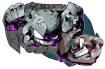  clenched_teeth creature dated geodude graveler grin highres multiple_arms muscle pokemon pokemon_(creature) pose rock sido_(slipknot) signature smile transparent_background 