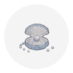  clam clam_shell commentary_request crack gem naiguozi no_humans original pearl profile_picture seashell shell still_life tagme watercolor_effect white_background 