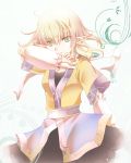  arm_warmers bad_id blue_eyes hypoxis long_hair mizuhashi_parsee pale_color pointy_ears solo touhou 